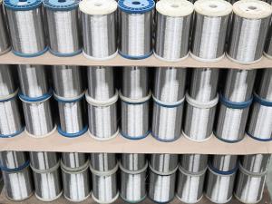  Fil métallique pour tressage et tissage 